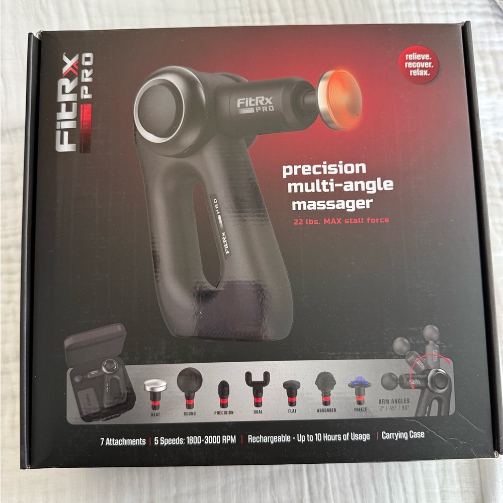 NIB FitRx Pro Massage Gun